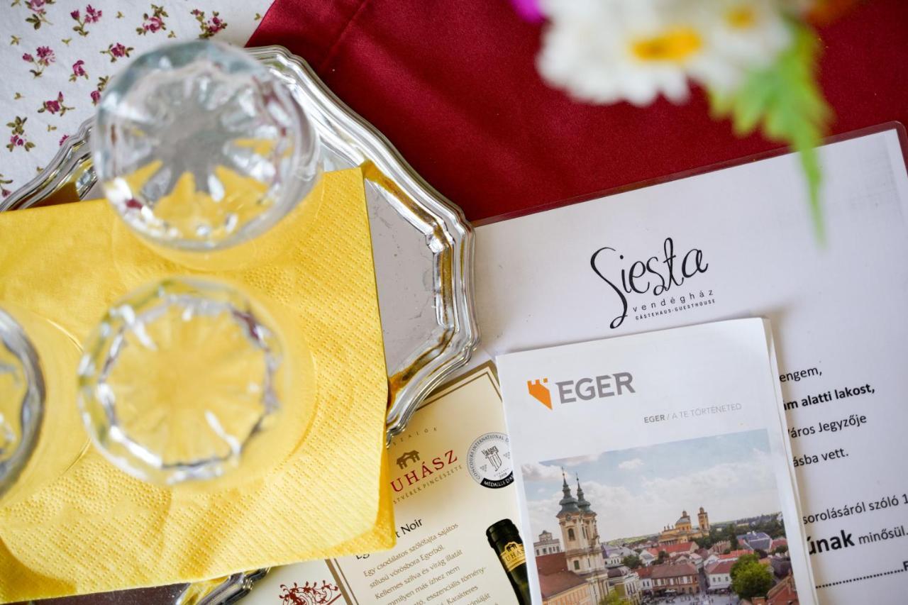 Siesta Vendégház Eger Esterno foto